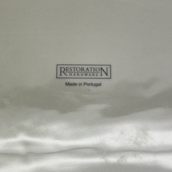 RH Restoration Hardware Flatiron Union Ivory Stoneware Vanity Display Dish Tray - Picture 4 of 7